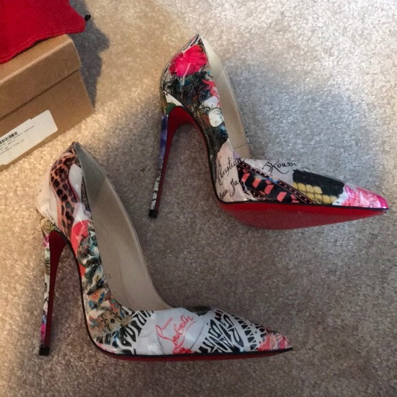 Christian Louboutin “So Kate” 120 Patent Trash - Picture 4 of 5